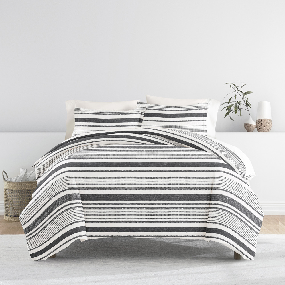 Patterned Soft Duvet Cover Bed Set - Striped Patterns