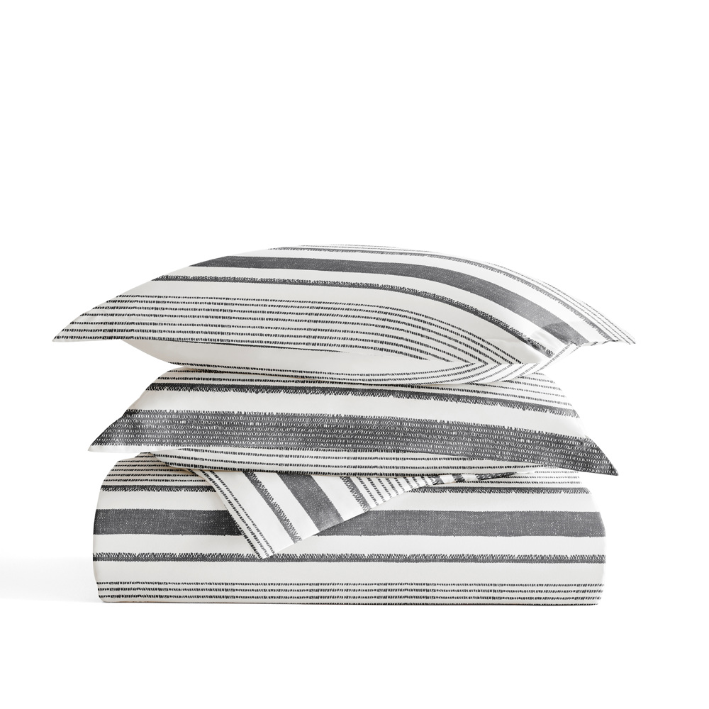 Patterned Soft Duvet Cover Bed Set - Striped Patterns