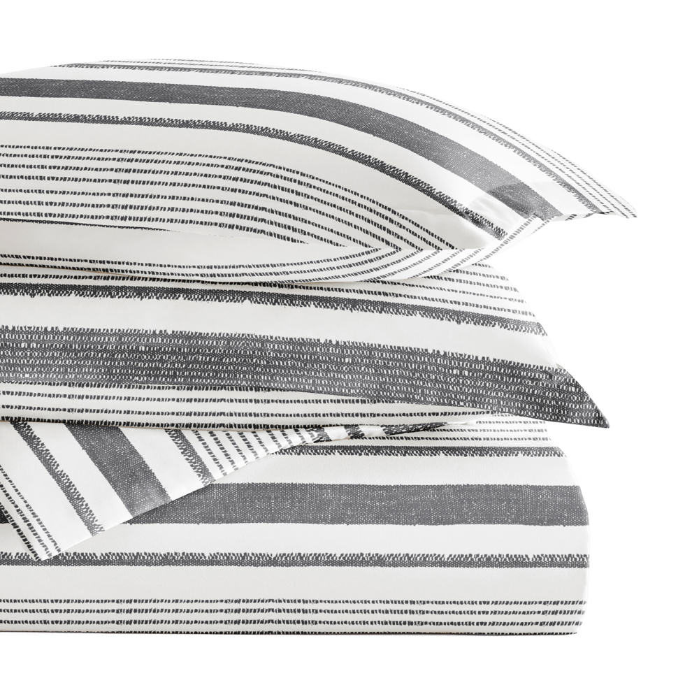 Patterned Soft Duvet Cover Bed Set - Striped Patterns