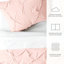  Pinch Pleat Luxury Duvet Cover Set