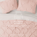  Pinch Pleat Luxury Duvet Cover Set