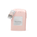 King Blush Pinch Pleat Luxury Duvet Cover Set