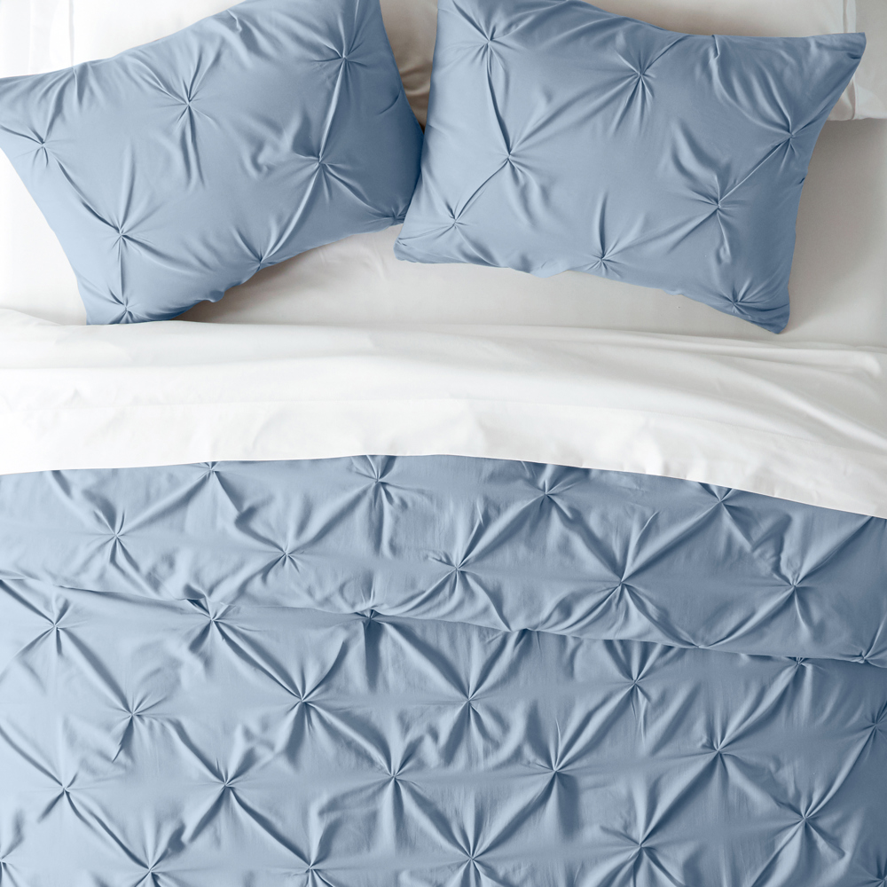 Pinch Pleat Luxury Duvet Cover Set