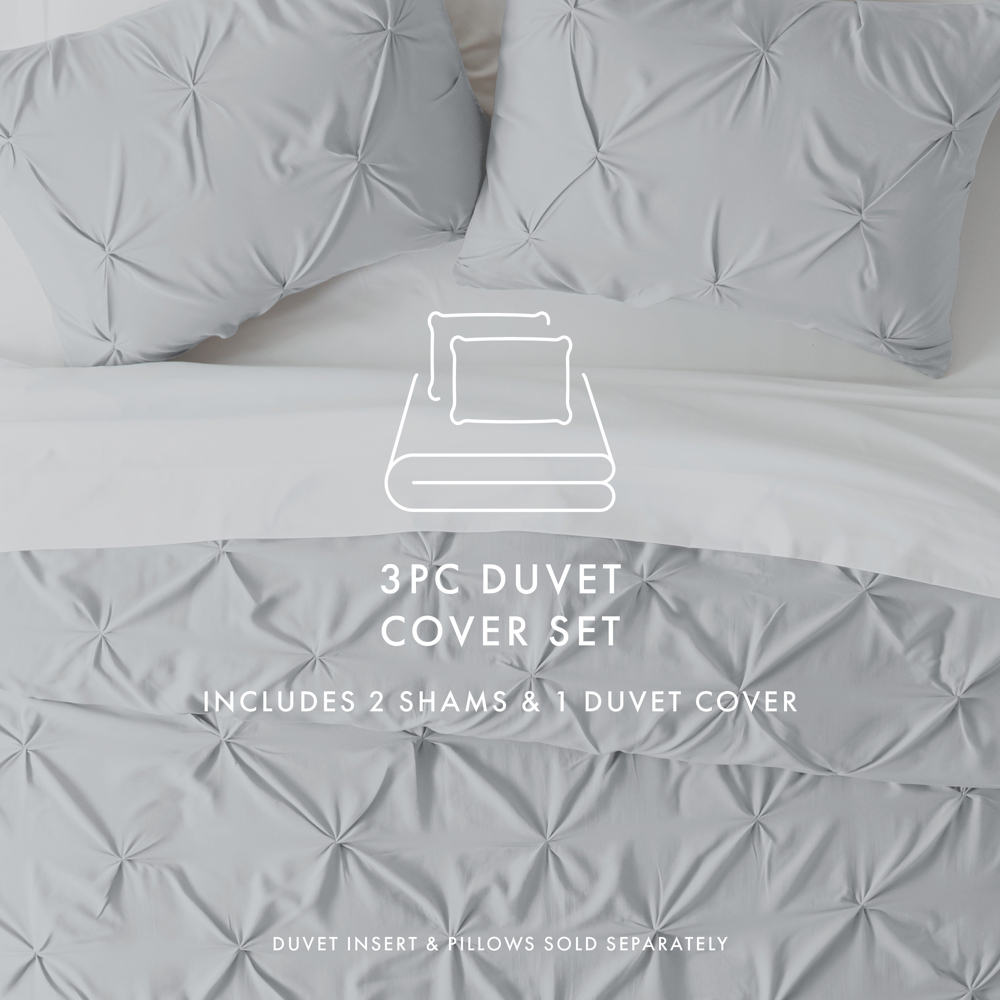 Pinch Pleat Luxury Duvet Cover Set