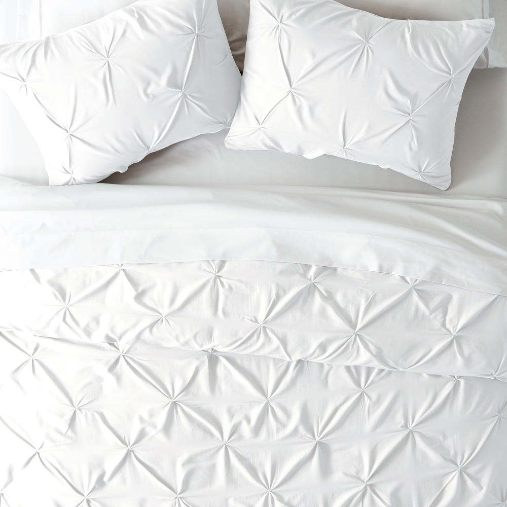 Pinch Pleat Luxury Duvet Cover Set