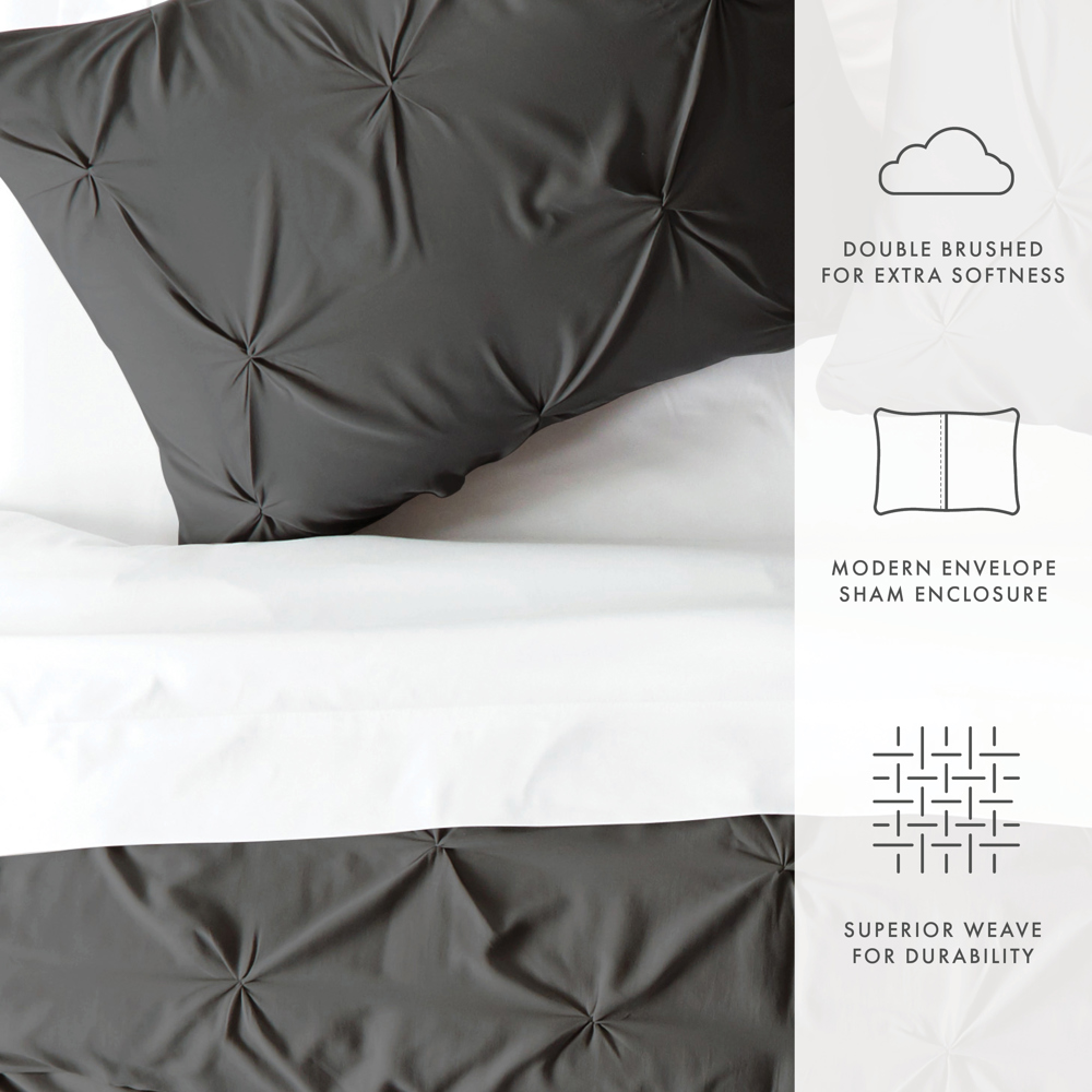 Pinch Pleat Luxury Duvet Cover Set