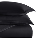 King Black Duvet Cover Set Super Soft Microfiber Bedding in Solid Colors