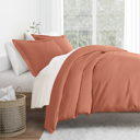 King Clay Duvet Cover Set Super Soft Microfiber Bedding in Solid Colors