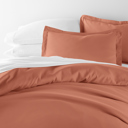 King Clay Duvet Cover Set Super Soft Microfiber Bedding in Solid Colors