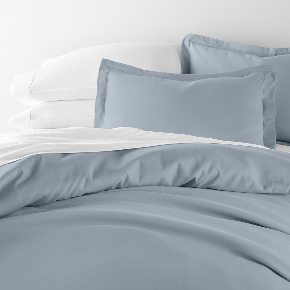 Duvet Cover Set Super Soft Microfiber Bedding in Solid Colors