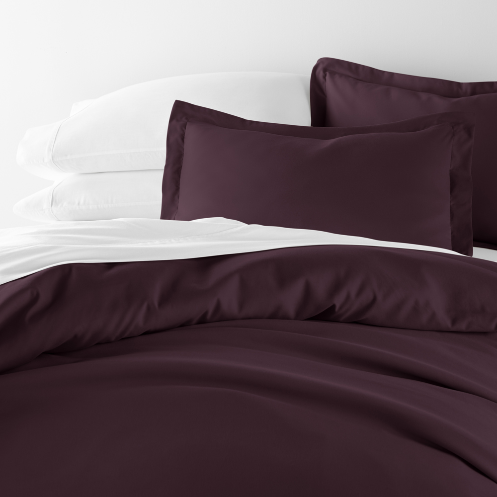 Duvet Cover Set Super Soft Microfiber Bedding in Solid Colors