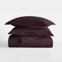 King Purple Duvet Cover Set Super Soft Microfiber Bedding in Solid Colors