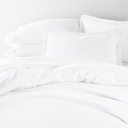 King White Duvet Cover Set Super Soft Microfiber Bedding in Solid Colors