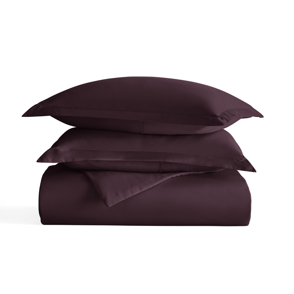 Duvet Cover Set Super Soft Microfiber Bedding in Solid Colors