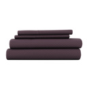 California King Checkered Purple Embossed Microfiber Sheet Set - Checkered Pattern