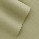 King Checkered Sage Embossed Microfiber Sheet Set - Checkered Pattern