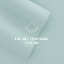 Full/Double Chevron Aqua Embossed Microfiber Sheet Set - Chevron Pattern