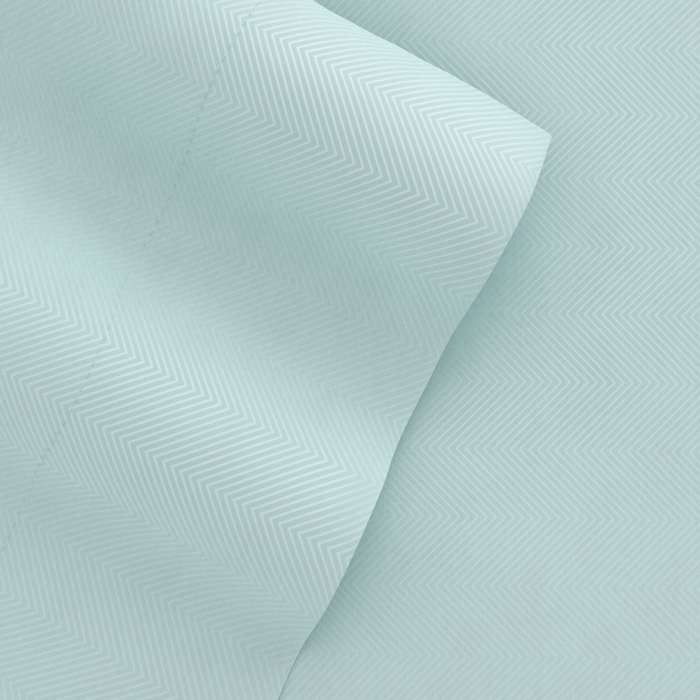 Embossed Microfiber Sheet Set - Chevron Pattern