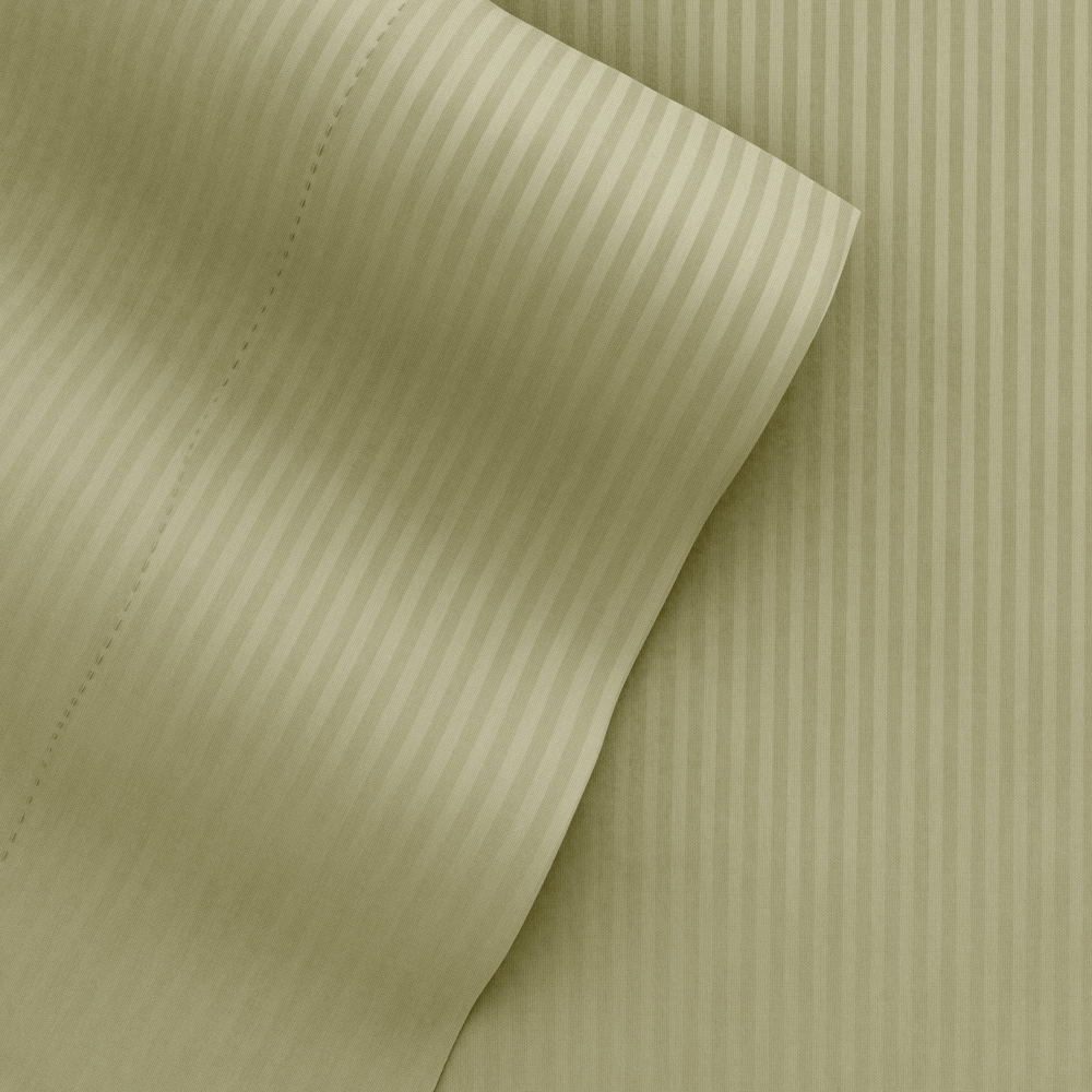 Embossed Microfiber Sheet Set - Striped Pattern