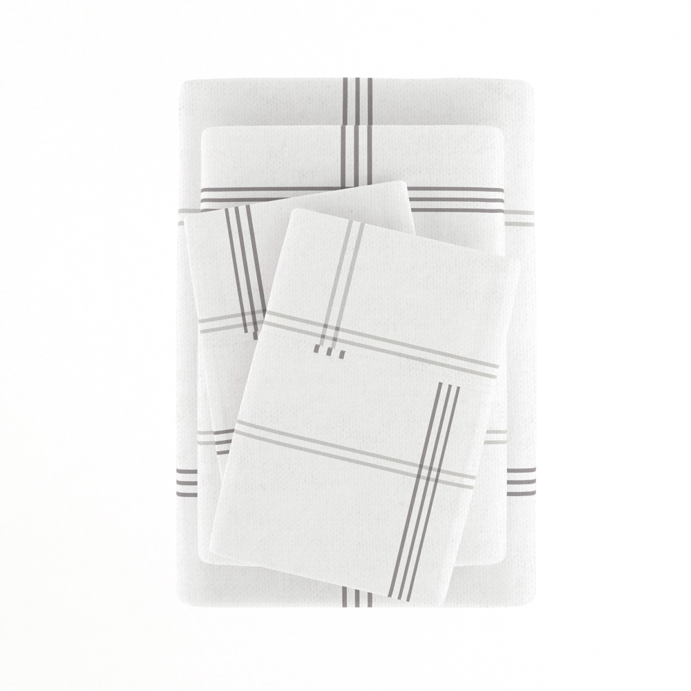 100% Cotton Flannel Sheet Set in Timeless Patterns