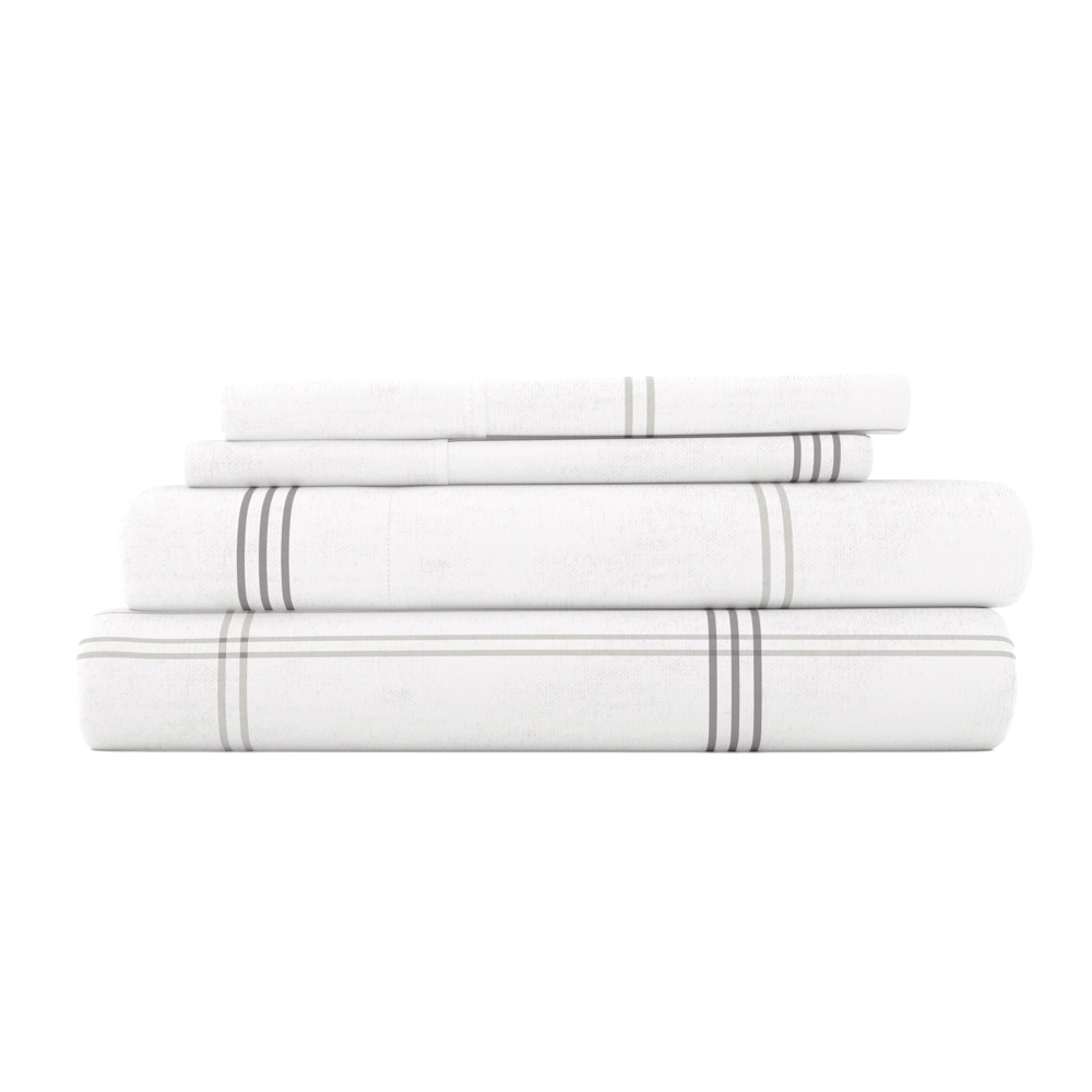 100% Cotton Flannel Sheet Set in Timeless Patterns