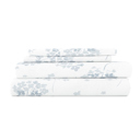 California King Flower Bunch Light Blue 100% Cotton Flannel Sheet Set in Timeless Patterns