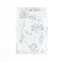 California King Flower Bunch Light Blue 100% Cotton Flannel Sheet Set in Timeless Patterns