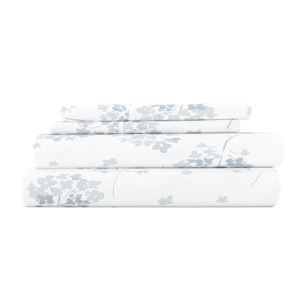 100% Cotton Flannel Sheet Set in Timeless Patterns