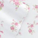 California King Rose Bunch Pink 100% Cotton Flannel Sheet Set in Timeless Patterns