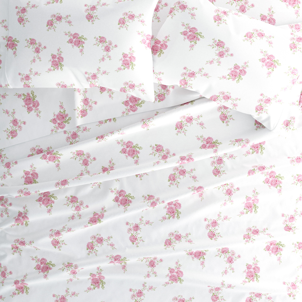 100% Cotton Flannel Sheet Set in Timeless Patterns