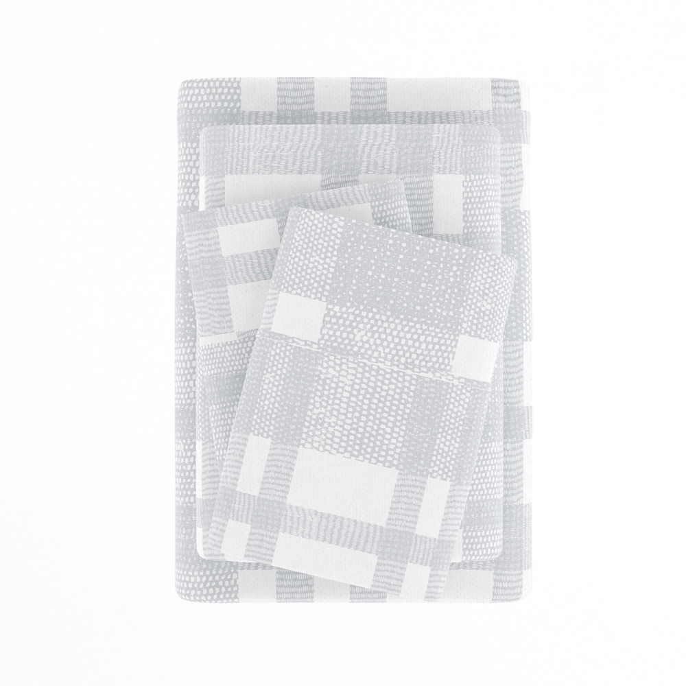 100% Cotton Flannel Sheet Set in Timeless Patterns