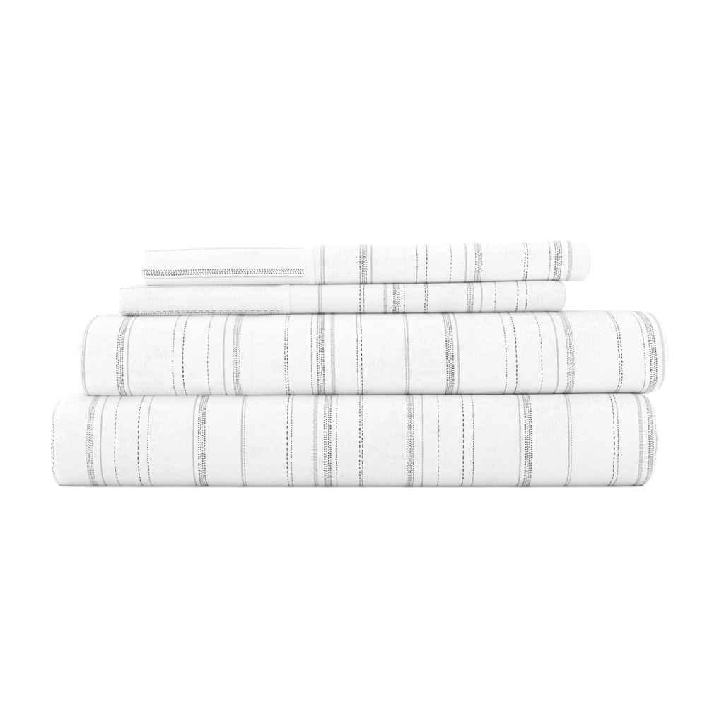 100% Cotton Flannel Sheet Set in Timeless Patterns