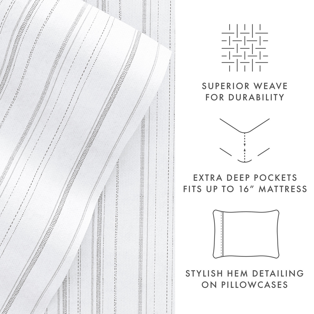 100% Cotton Flannel Sheet Set in Timeless Patterns