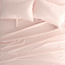 California King Blush 100% Cotton Flannel Sheet Set in Solid Colors