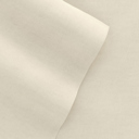 California King Ivory 100% Cotton Flannel Sheet Set in Solid Colors