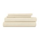 California King Ivory 100% Cotton Flannel Sheet Set in Solid Colors