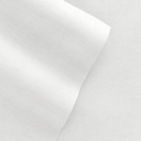 California King White 100% Cotton Flannel Sheet Set in Solid Colors