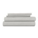 Full/Double Light Gray 100% Cotton Flannel Sheet Set in Solid Colors