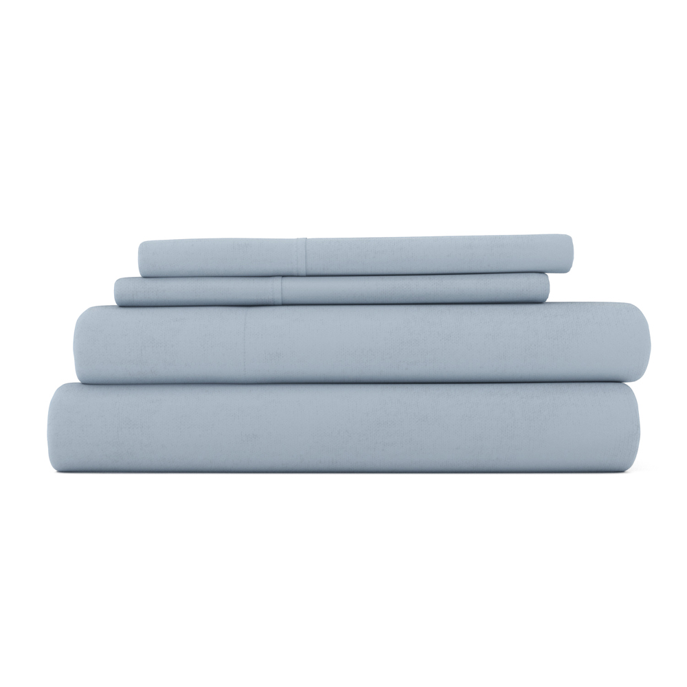 100% Cotton Flannel Sheet Set in Solid Colors