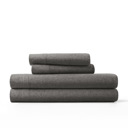 Full/Double Gray Jersey Knit Sheets - 100% Cotton - Ultra Soft - 4 Piece Sheet Set - Four Way Stretch