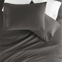 Full/Double Gray Jersey Knit Sheets - 100% Cotton - Ultra Soft - 4 Piece Sheet Set - Four Way Stretch