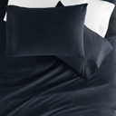 Full/Double Navy Jersey Knit Sheets - 100% Cotton - Ultra Soft - 4 Piece Sheet Set - Four Way Stretch