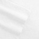 Full/Double White Jersey Knit Sheets - 100% Cotton - Ultra Soft - 4 Piece Sheet Set - Four Way Stretch