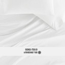 Twin White Jersey Knit Sheets - 100% Cotton - Ultra Soft - 4 Piece Sheet Set - Four Way Stretch