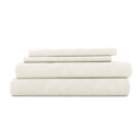 California King Natural Linen Bamboo-Blend Breathable Luxury Bed Sheet Set