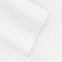 Full/Double White Linen Bamboo-Blend Breathable Luxury Bed Sheet Set