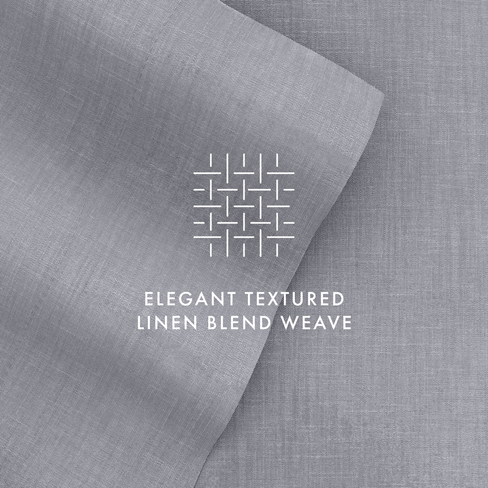 Linen Bamboo-Blend Breathable Luxury Bed Sheet Set