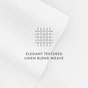 Twin White Linen Bamboo-Blend Breathable Luxury Bed Sheet Set