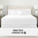 Queen Fitted Mattress Protector with Comfortable Padding