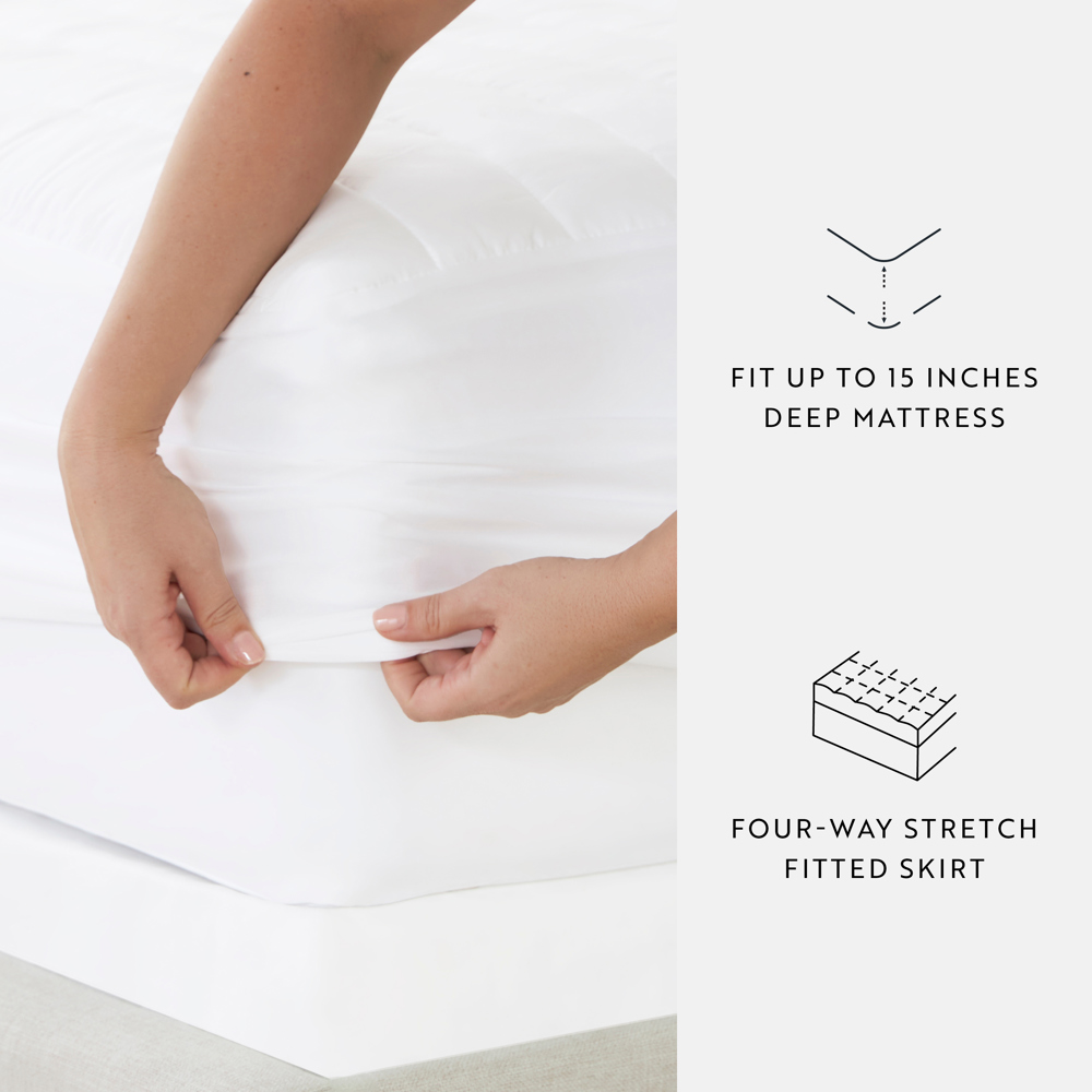 Fitted Mattress Protector with Comfortable Padding